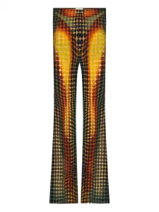 Переизданные расклешённые брюки Jean Paul Gaultier, желтый