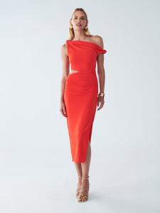 Миди платье BWLDR MAREE, Coral