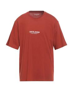 Футболка Jack & Jones, красно-коричневый