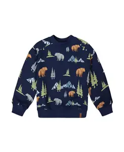 Детская флисовая толстовка-пуловер Deux Par Deux, синий