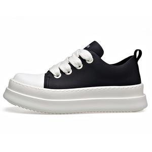 Дышащие легкие низкие повседневные туфли, увеличивающие рост, мужские черные PT'SON, Black