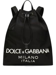 Dolce & Gabbana рюкзак с логотипом, черный