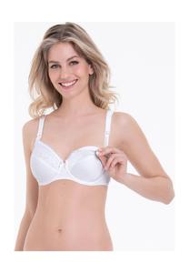 Бюстгальтер для кормления Miss Orely для женщин с удобными бретелями и кружевными деталями Anita, белый