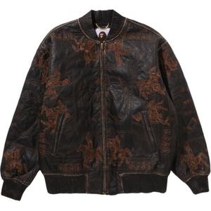 Куртки и пальто мужские A BATHING APE, коричневый