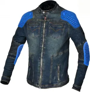 Мужская мотоциклетная куртка: дышащая конструкция для дальних поездок и мотоциклетных приключений (3XL), Blau
