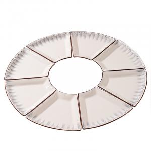 Ceramic Plate Combination KAWASIMAYA, синий