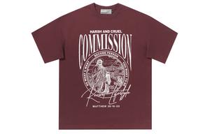 Футболка унисекс HARSH AND CRUEL, Бургундия