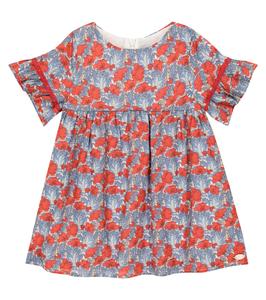 Детское хлопковое платье с цветочным принтом Tartine et Chocolat, Coquelicot