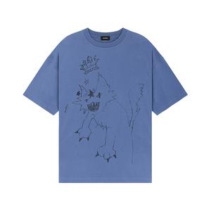 WE11DONE Футболка унисекс синяя