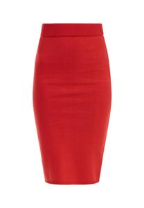 Юбка до колена faina Strick Midi, красный