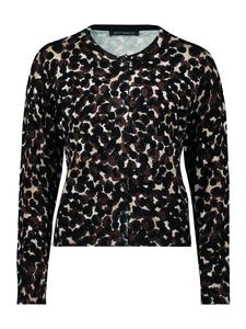 Вязаный кардиган Betty Barclay, Brown/Dark brown/Black