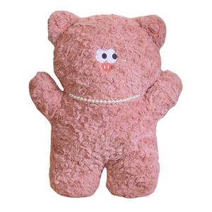 Плюшевый мишка кукла плюшевая игрушка высота 50см MLING, розовый