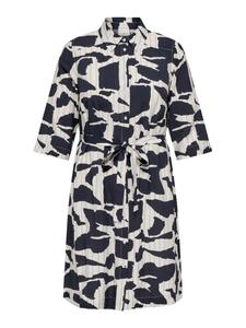 ONLY Carmakoma Платье-рубашка 'CARMisia' в белом цвете