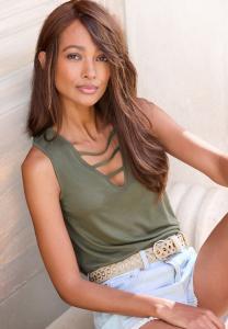 Топ TANK LASCANA, хаки