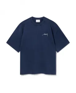 Футболка Honor с эффектом потертости Axel Arigato, синий