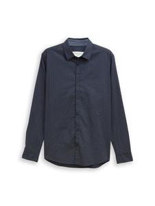 Рубашка на пуговицах классического кроя TOM TAILOR, Navy/Royal Blue