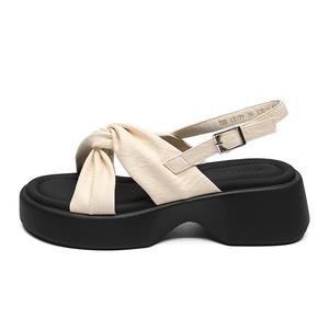 Сандалии с одним ремешком женские ZHR, Beige