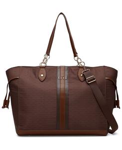 Сумка-шоппер Eleganza Monogram Weekender объемом 32 литра ELLE, коричневый