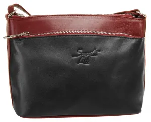 Сумка через плечо Samantha Look, натуральная кожа, производство Италия, красный