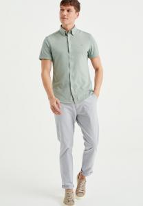 Рубашка WE Fashion, зеленая