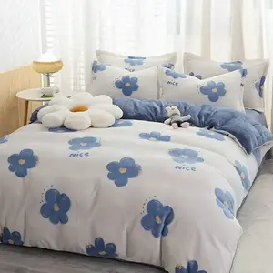 AVIVI Комплект постельного белья 1,8 м, 4 предмета, простыня, пододеяльник 200x230 см