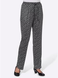 Трикотажные брюки черного цвета с миллефлерами WITT WEIDEN