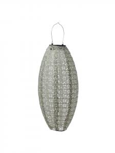 Marelida Солнечный светодиодный фонарь, овальный, с цветочным узором, высота 40 см, зеленый