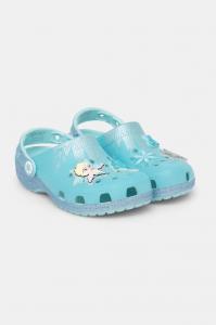 Детские шлепанцы Classic Frozen Elsa Crocs, бирюзовый