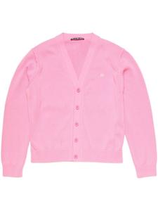 Acne Studios кардиган с аппликацией, розовый