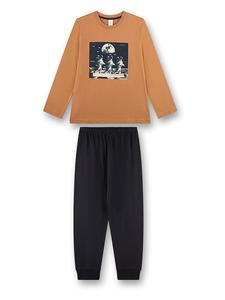 Sanetta Светло-коричневая/черная пижама