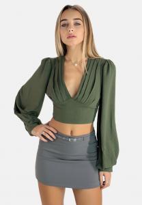 Блуза Elara Blouse, Grün/Khaki
