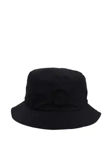 Панама с нашивкой-логотипом Stone Island Junior, черный