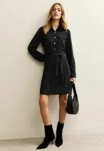 Платье-Рубашка с карманами New Look, Black