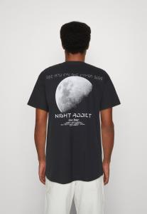 Футболка с принтом Tour Night Addict, черная
