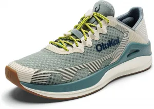 Мужские водные кроссовки OLUKAI 'Ahi, готовые для воды, с индивидуальной шнуровкой, легкие и дышащие, с улучшенным сцеплением и устойчивостью, зеленый/белый