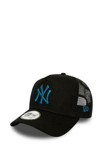 Бейсболка New Era NEW YORK YANKEES LEAGUE ESSENTIAL A-FRAME ADJUSTABLE TRUCKER, Schwarz/Black