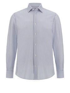 Рубашка обычного кроя на пуговицах Boggi Milano, цвет Smoke blue