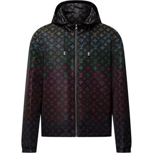 LOUIS VUITTON Монограмма Цветы Градиент Принт Ветровка, Black