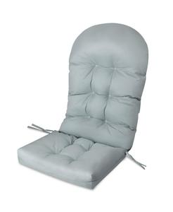 Подушка для садового кресла Адирондак с высокой спинкой, устойчивая к выцветанию, 5 дюймов Costway, серый