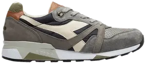 Кроссовки Diadora N9000 Made in Italy 'Coal Bone Brown', серый