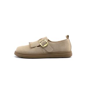 Низкие повседневные туфли женские абрикосового цвета JOSINY, Apricot