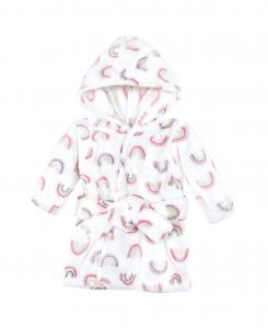 Мягкий халат с изображением мордочки плюшевого животного Hudson Baby, Modern rainbow