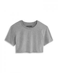Футболка укороченная Tristan для девочек - подростковый размер KatieJnyc, серый