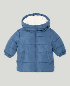 Детская парка из микрофибры с капюшоном и боковым карманом Coconut El Corte Inglés, темно-синий