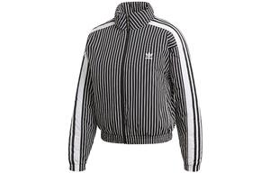 Пуховик женский черно-белый Adidas Originals