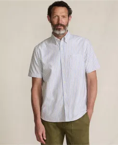 Мужская короткая рубашка Sail Rigger Oxford Lands' End, красный