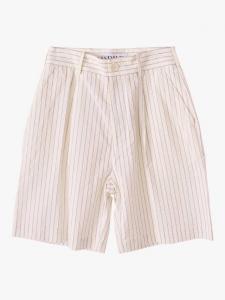 Хлопковые полосатые укороченные шорты Clement S.S.DALEY, White