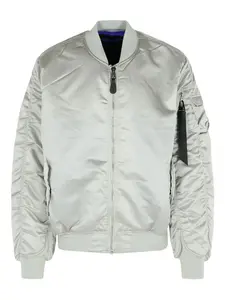 Бомбер на молнии Alpha Industries, серый