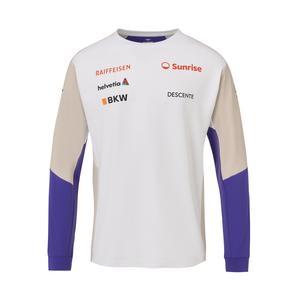 Мужской повседневный лонгслив DESCENTE, темно-синий