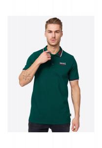 Мужская рубашка-поло приталенного кроя LION LONSDALE, цвет Bottle Green